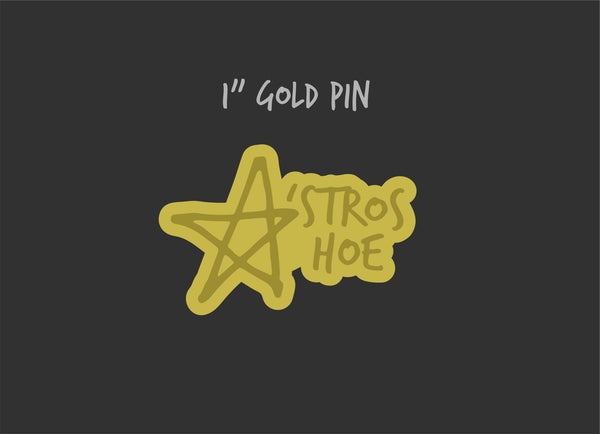 'Stros Hoes - Polished Gold Pin